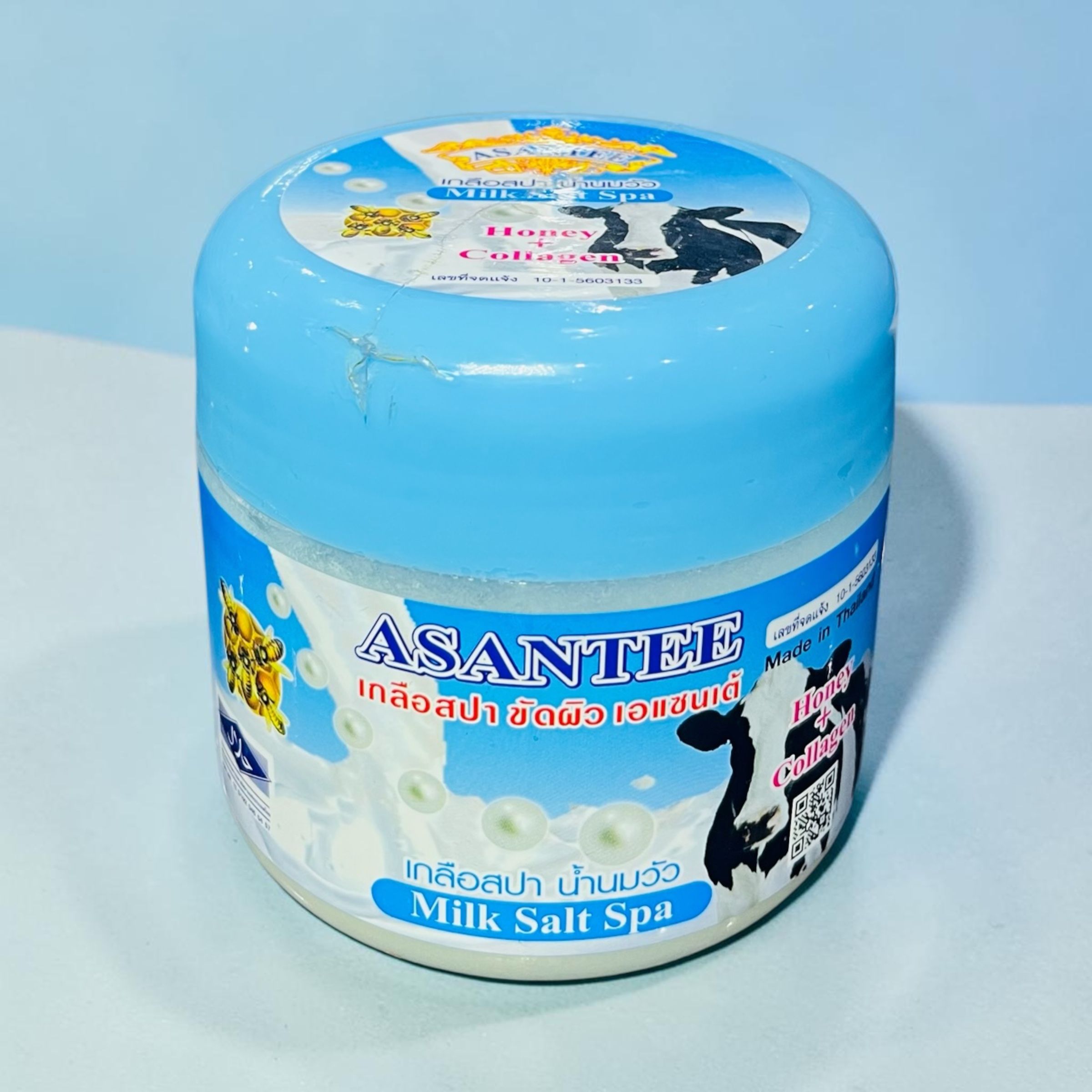 ASANTE MILK SALT SPA HONEY + COLLAGEN 700ML